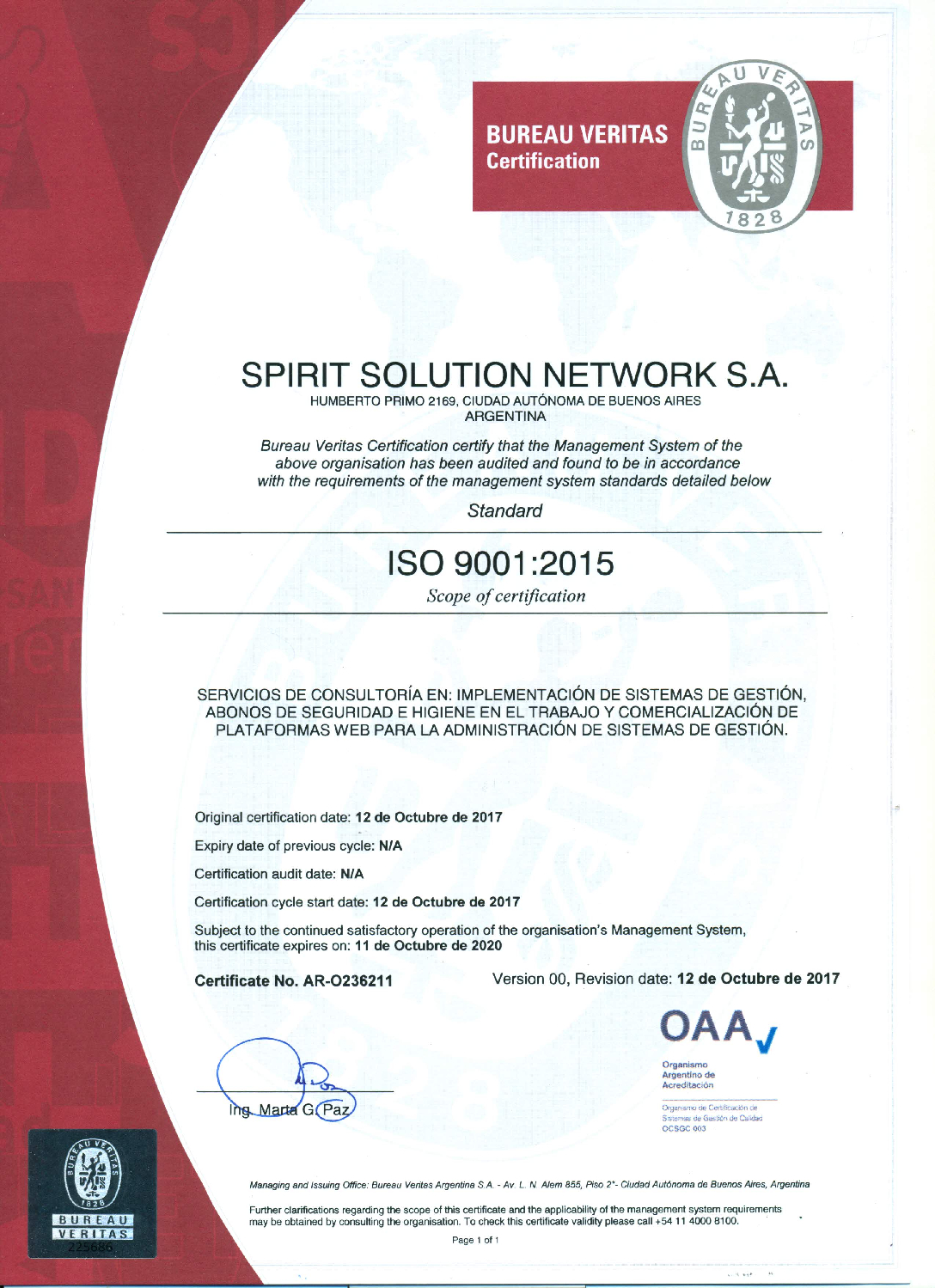 Nuestra Consultora A Logrado La Certificación De La Norma Iso 9001 2015